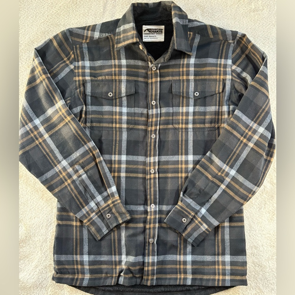 *Mountain Khakis Christopher Fleece Lined Shirt (S)*